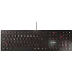 CHERRY KC 6000 SLIM Kabelgebundene Tastatur, Schwarz, USB (QWERTZ - DE)