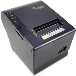 equip Thermodrucker 58mm USB/Ethernet/RJ11 sw (Mini USB-B), Belegdrucker, Schwarz