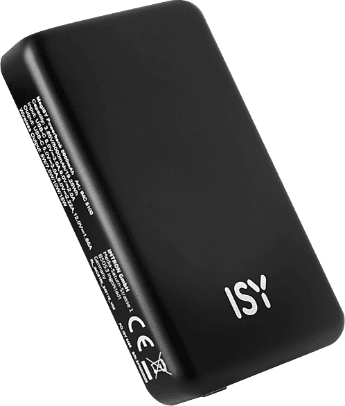 Powerbank - ISY IMC 5100, 5000 mAh, 1x USB-C, Negro