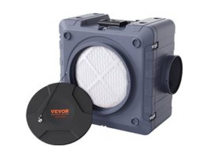 Purificateur Dair -VEVOR-Système de Filtration à 3 Niveaux-Unité Dair Négatif Portable 550 CFM-Industriels et Commerciaux