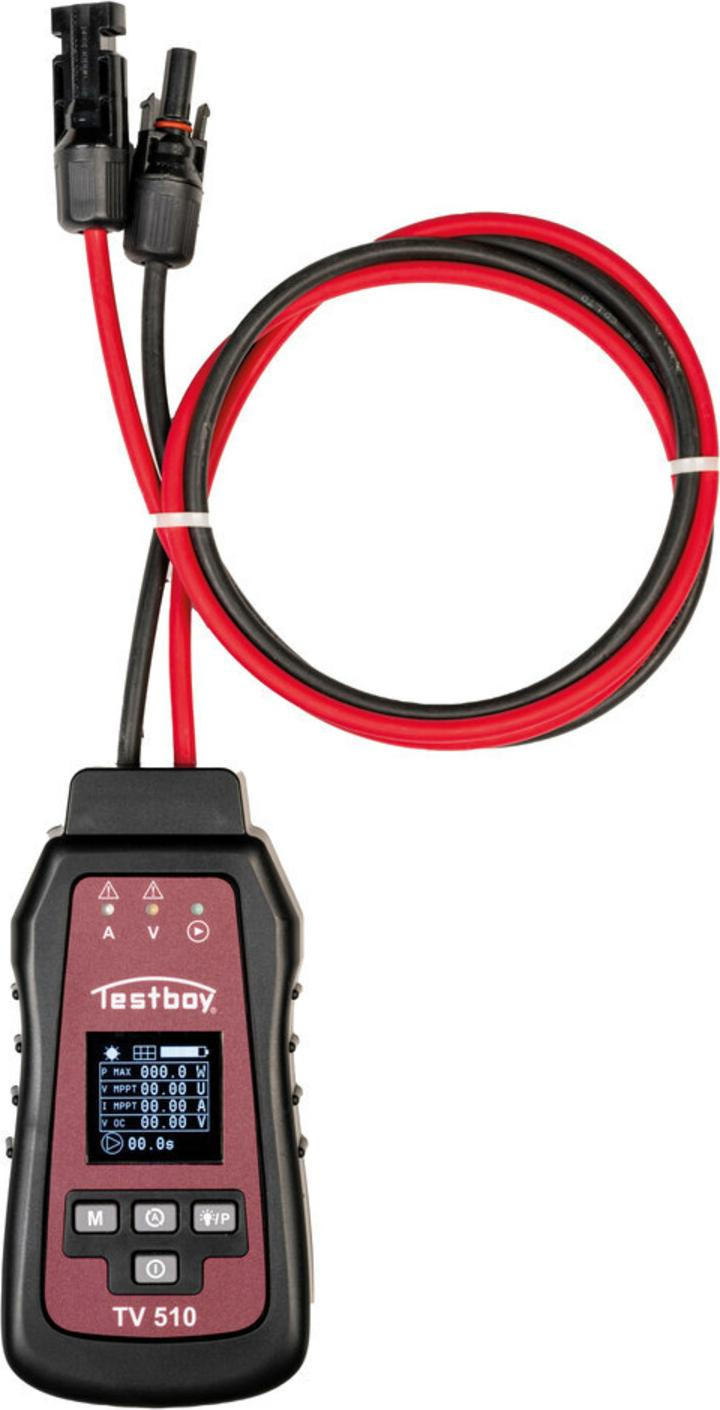 Testboy TV 510 Zonnepaneel tester voor fotovoltaïsche toepassingen