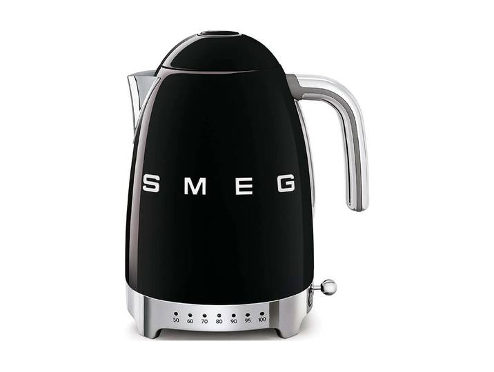 SMEG Wasserkocher KLF04PGEU , schwarz (schwarz glan), B:22,6cm H:27,5cm T:17,1cm, Wasserkocher, Wasserkocher