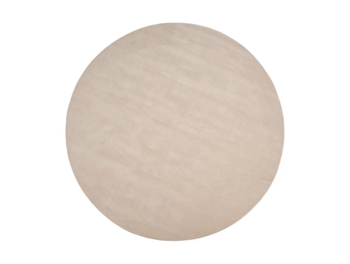 Linie Design Halo Cloud Wollteppich rund Beige, Ø300 cm