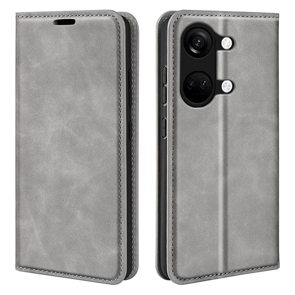 Cover-Discount OnePlus Nord 3 - Stand Flip Case Hülle grau (OnePlus Nord 3) (660150699D)