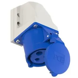 PCE 123-6k CEE-Wandsteckdose (kompakt) 32A 3p 6h IP44 1236k