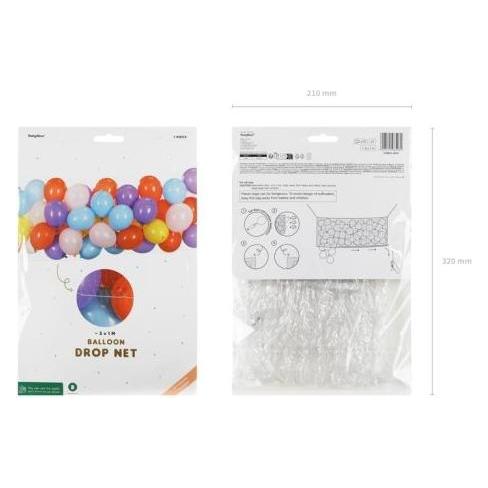 Partydeco Ballonfangnetz 3x1m (5904555085282)
