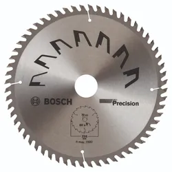 Bosch Kreissägeblatt PRECISION D= 216 mm, Bohrung= 30 mm, Z= 60 - 2609256935