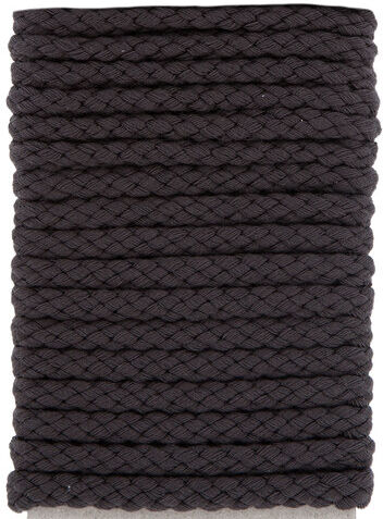 buttinette Kordel für Bekleidung, dunkelgrau, 8 mm Ø, Länge: 5 m