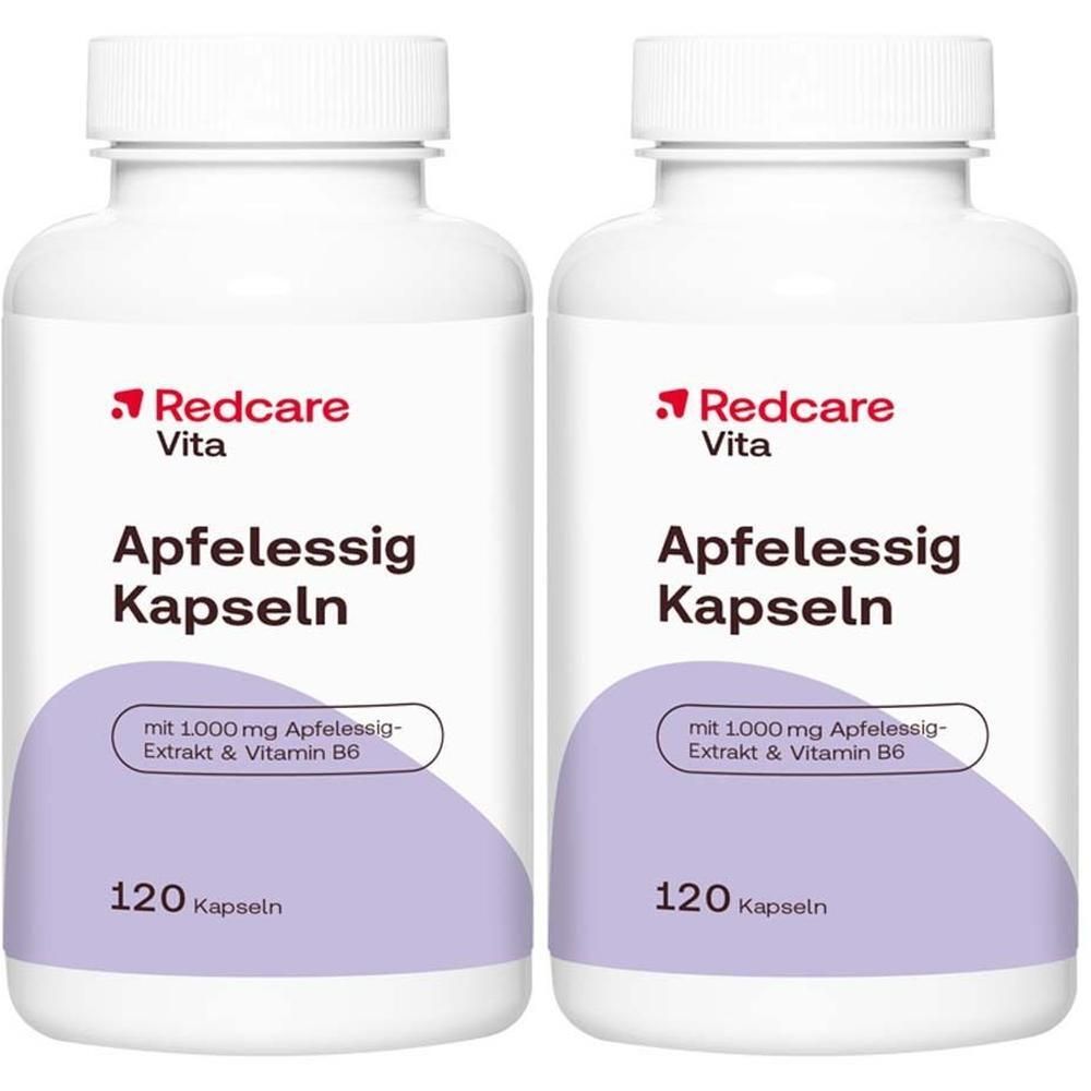 Redcare Vita Apfelessig Kapseln Doppelpack 2x120 St