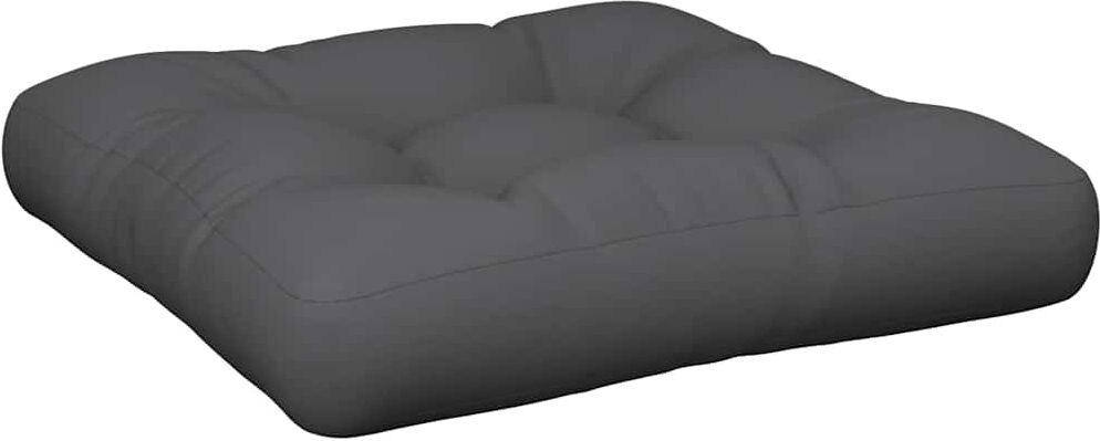 vidaXL Coussin de palette anthracite 60x61,5x10 cm tissu
