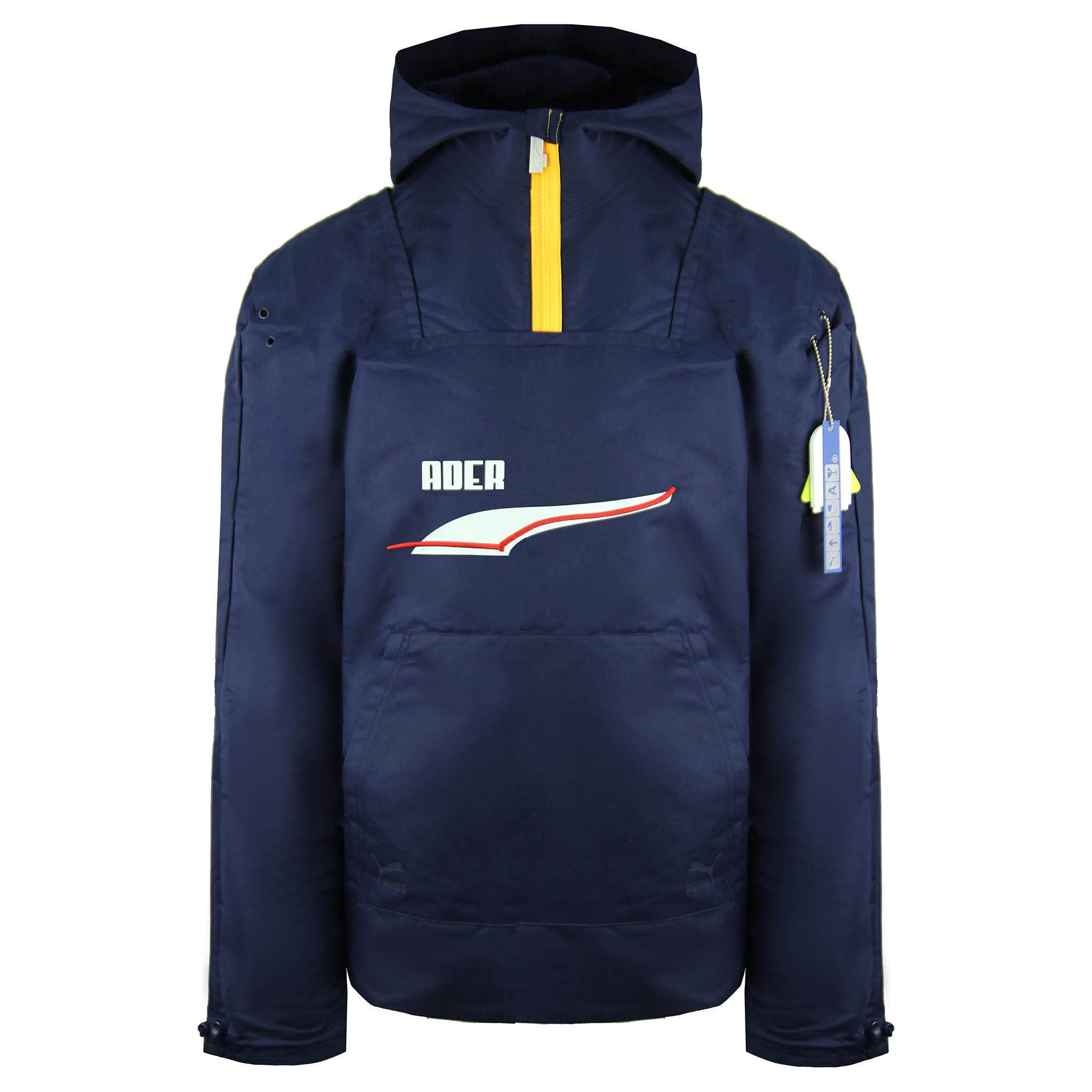 PUMA X -Aderfehler Langhülle mit Kapuze -Marine -Herren Windbrecher 595535 06
