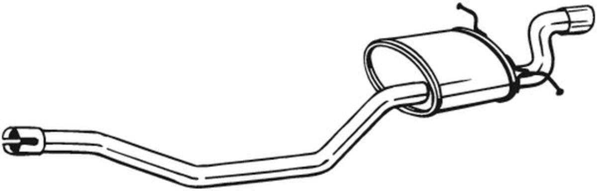 Endschalldämpfer BOSAL 280-197