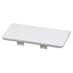Licatec Endstück BR 130x70 PVC reinweiß (RAL 9010)