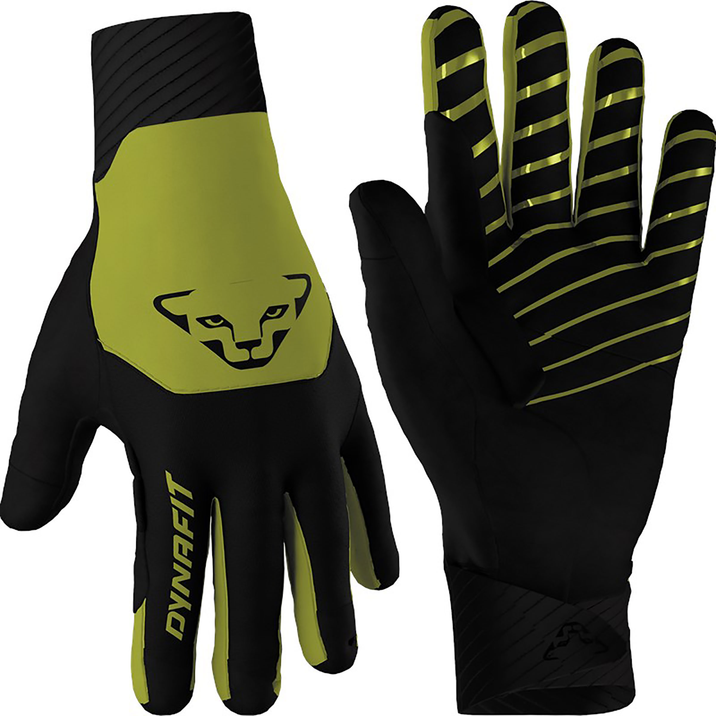 Dynafit Blacklight Softshell Skihandschuhe gruen Größe L Trekking Windabweisend Wasserabweisend