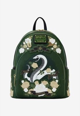Women's Loungefly X Harry Potter Slytherin Mini Backpack by Loungefly in Green