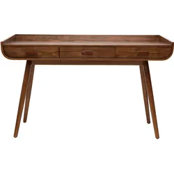 Schreibtisch Vintage Holz Nussbaum HALLEN