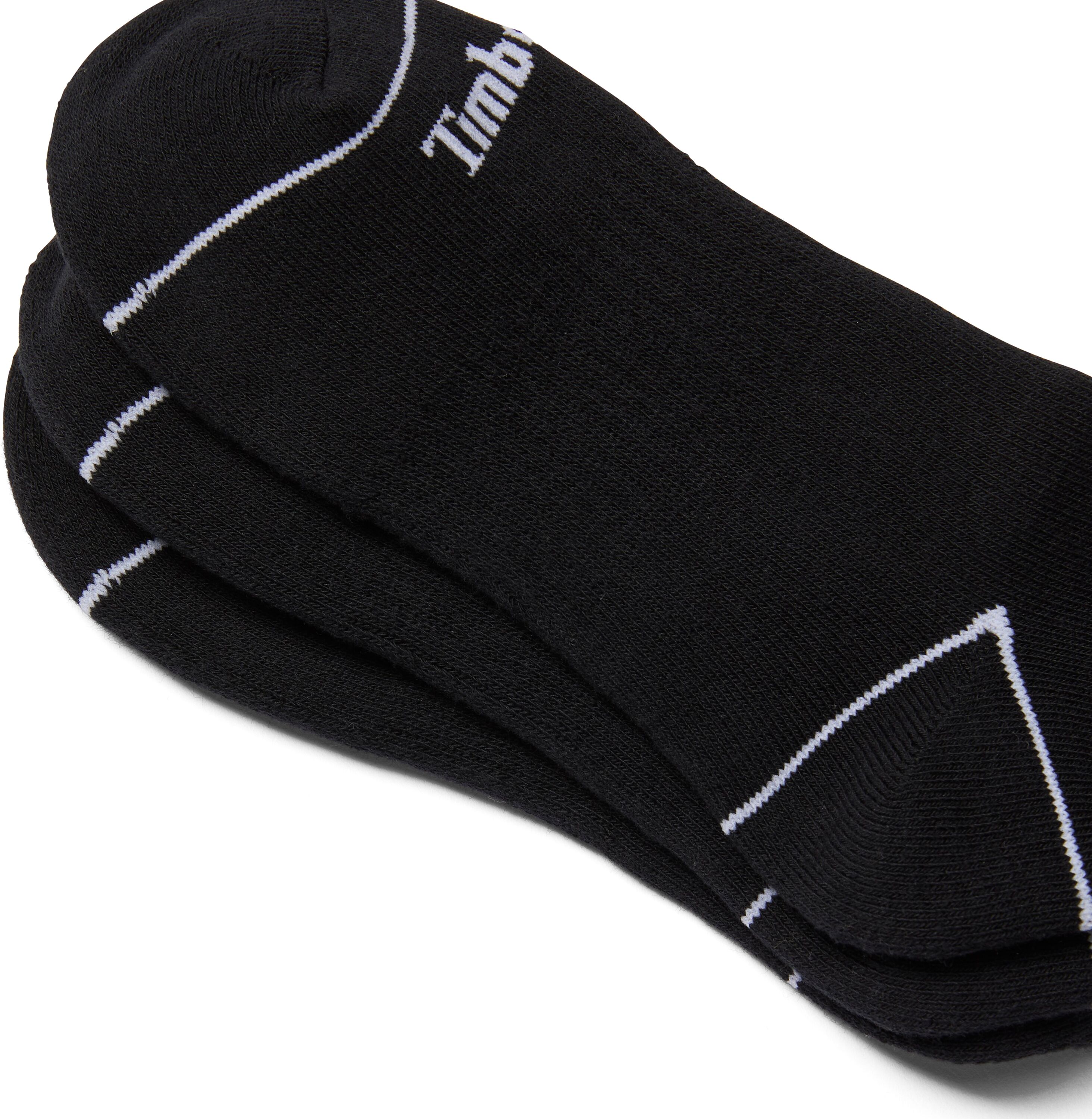 Freizeitsocken TIMBERLAND "BOWDEN 3PP Bowden Crew FC Crew with", Damen, Gr. M, schwarz, Obermaterial: 66% Baumwolle, 28% Polyester, 3% Elasthan, 3% Nylon, Socken Freizeitsocken, 3er-Pack, aus Baumwolle, Polyester, Elasthan und Nylon schwarz M