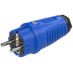 PCE 0522-bs Taurus2 Vollgummi-Stecker 2SL IP54 (blau/schwarz) 0522bs