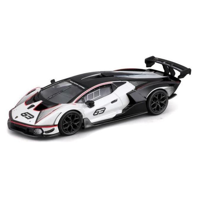 Bburago 41167 Race - Lamborghini Essenza SCV12 #63 - 1:32 - bianco (112418-41167)