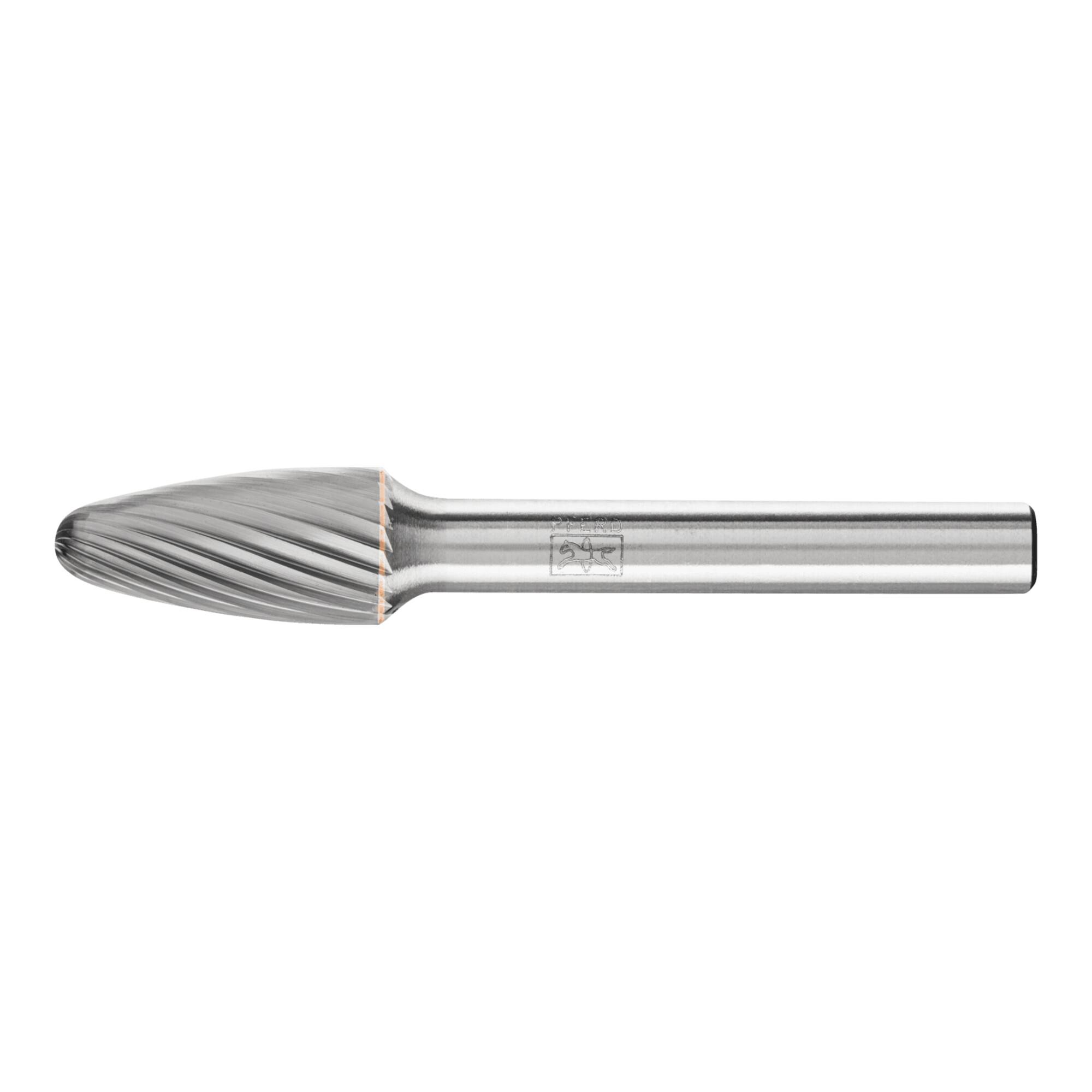 PFERD TOOLS Hartmetall Frässtift Rundbogen RBF Ø 10x20mm Schaft-Ø 6 mm Z3 universal mittel (21117706)