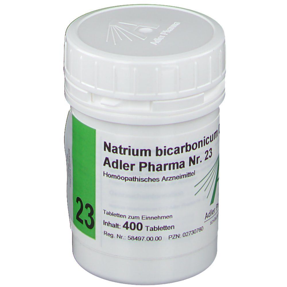 Biochemie Adler 23 Natrium bicarbonicum D 12 Tabl. 400 St Tabletten