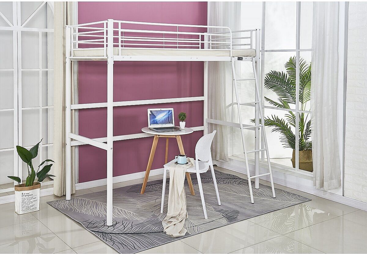 Habitat et jardin Cama mezzanine "Alora" - 90 x 190 cm - Blanco