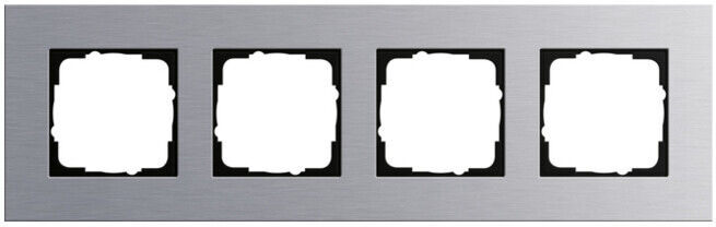 Gira Cadre de recouvrement 4f. alu Esprit 021417 (021417)