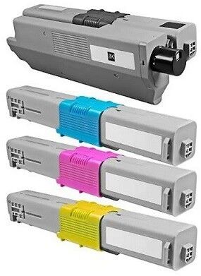 Toner C310 Rigenerato per Oki C310 C530 MC351 MC561 Nero Pagine 3.500 Colore Pagine 2.000