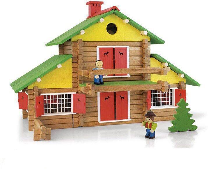 Mon Chalet En Bois 240 Pieces - Jeujura