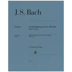 Johann Sebastian Bach - Cembalokonzert Nr. 3 D-dur BWV 1054, Fachbücher