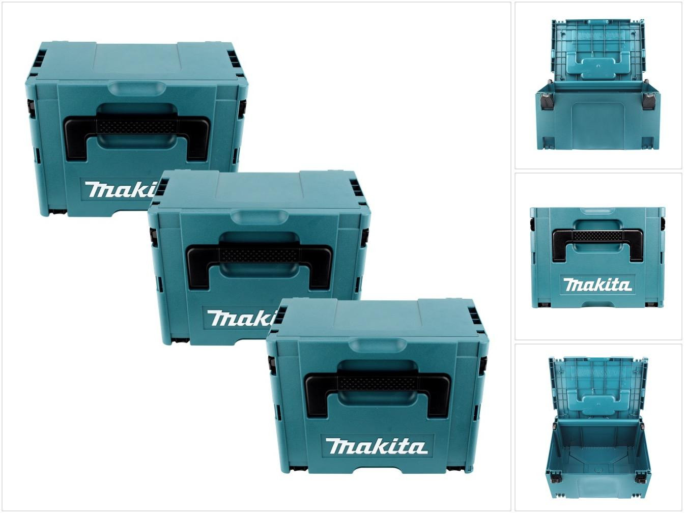 Makita MAKPAC-systeemkoffer maat 3 set van 3