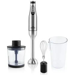 ETA 321590000 SPESSO II Hand Blender 1200 W Number of speeds 6 Turbo mode Black, Stabmixer, Silber, Schwarz