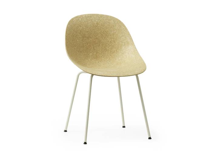 Normann Copenhagen Mat Chair Stuhl Hemp-cream steel