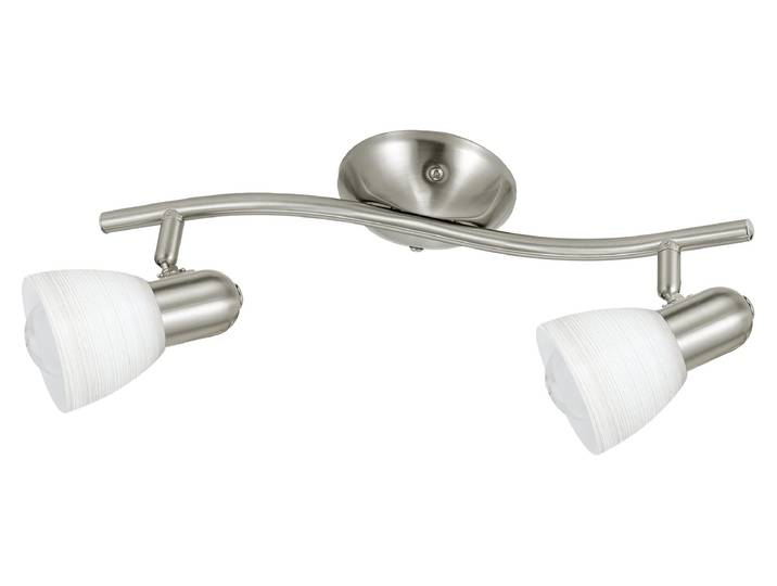 EGLO DAKAR Plafonnier à deux lampes nickel mat
