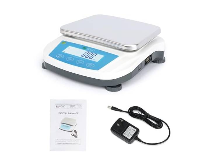 U.S. Solid Präzisionswaage Laborwaagen 5000g x 0.01g, RS232 Schnittstellen, AC100V-240V