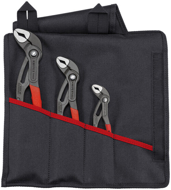 KNIPEX Set Cobra® 00 19 55 S9, 1 x 87 01 150, 1 x 87 01 250, 1 x 87 01 300, 330 mm (00 19 55 S9)