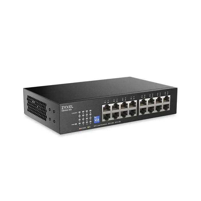 ZyXEL GS1100-16S 16-Port Gigabit Unmanaged Switch
