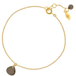 LEAF - ARMKETTE - HEART STONE - gold
