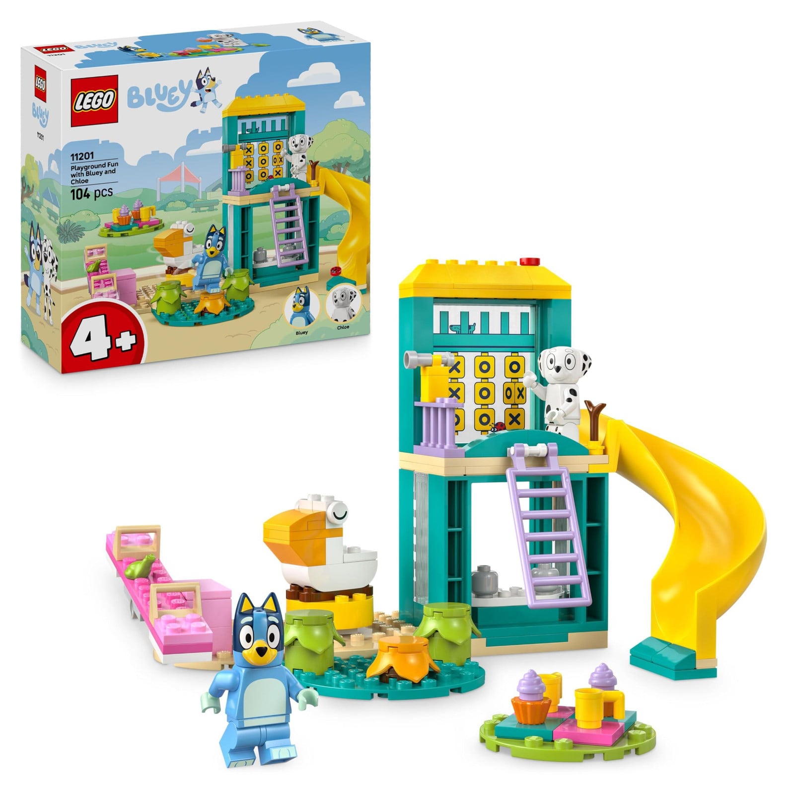 LEGO Bluey 11201 Bluey and Chloe at the Playground Bouwset voor kinderen vanaf 4 jaar