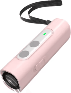 Inspire Picks ABQP Ultrasonic Dog Repeller Rechargeable Anti Bark Training Device pink
