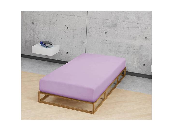 Jersey Spannbettuch 0077155 Violett/Violett