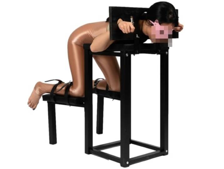 LTMDESH Fetisch Halsmanschette Aus Holz Bondage Handschellen BDSM Folter Stuhl Domina Spielzeug Sex Metall Fuck Machine Sexliege Sex Sofa Bett Fesseln Sexmaschine Für Männer Frauen