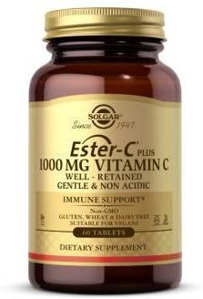 Solgar Ester C Plus 1000 mg 60 Tablets