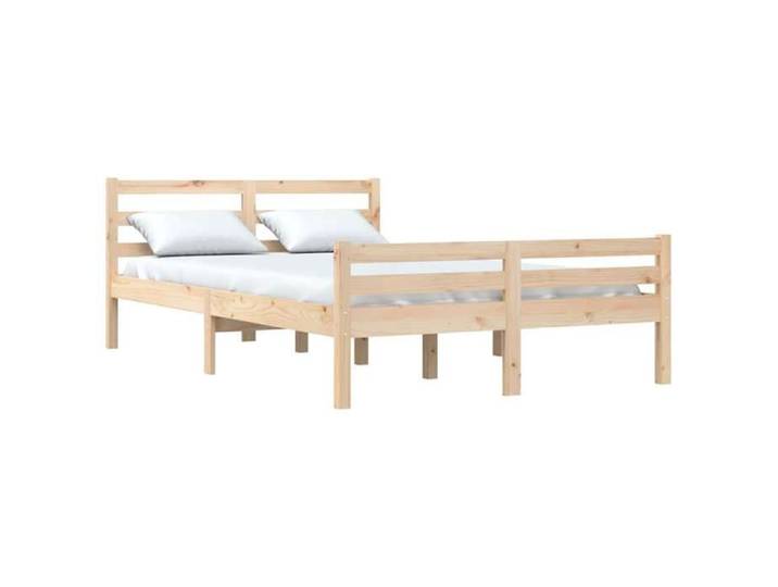 NOUVEAU Grand lit adulte - Cadre de lit - COCO - sans matelas - 2 personnes - bois massif 160x200 cm _00sym28u