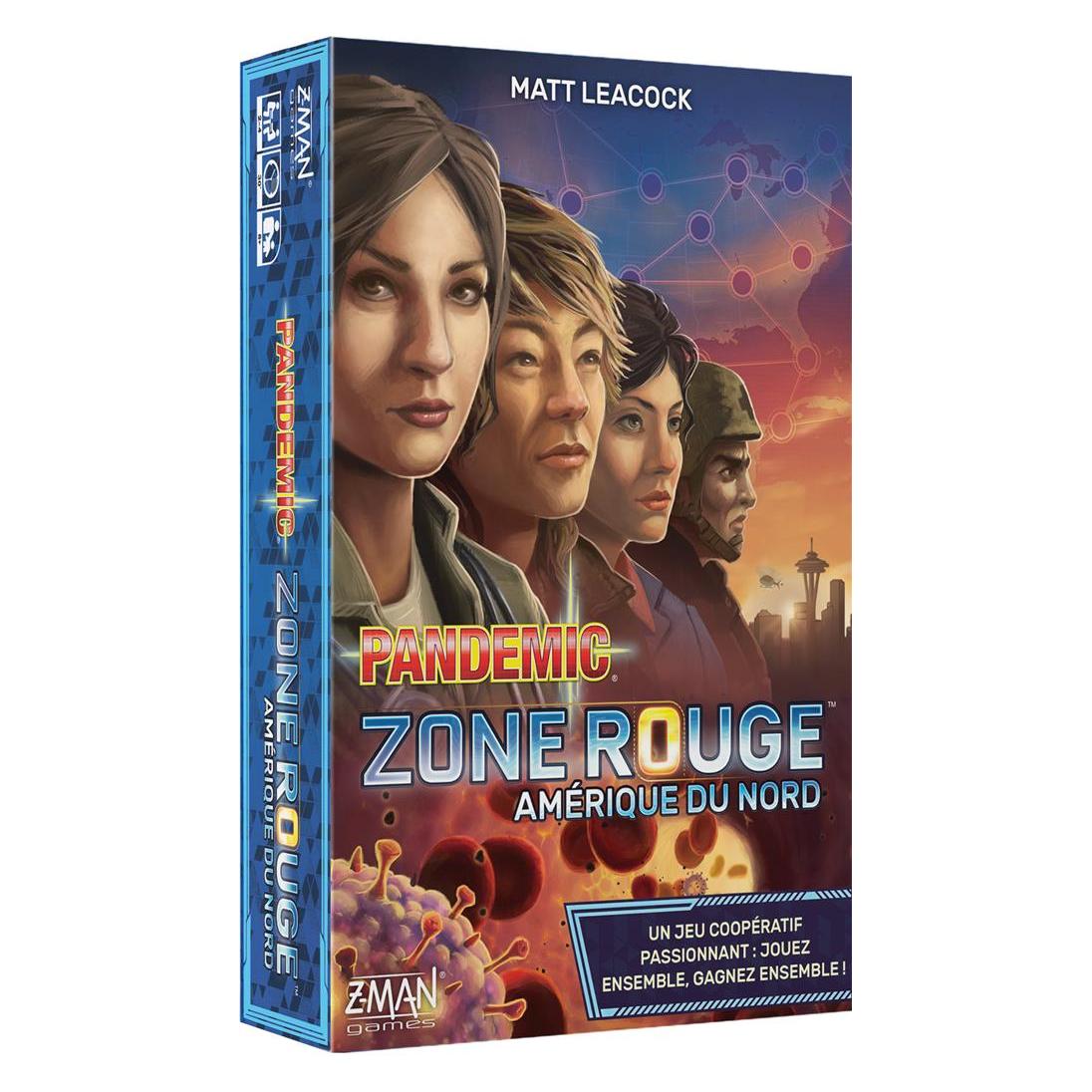 Filosofia Pandemic - North American Red Zone (Französisch, 2 - 4 Spieler) (ZMGPAH01FR)