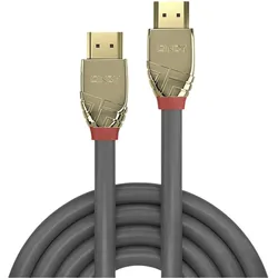 Lindy HDMI (Typ A) — HDMI (Typ A) (5 m), Videokabel, Gold