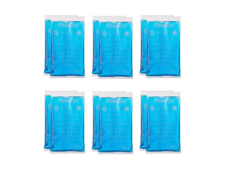 Relaxdays Hot cold pack set van 12 rechthoekig