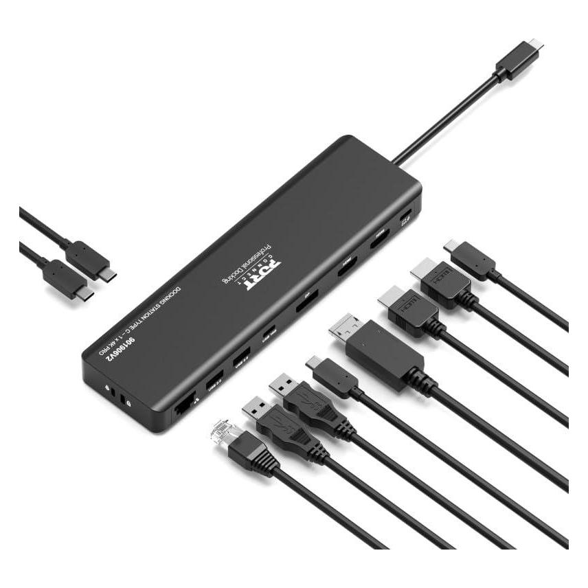 Port Designs Port USB-C Dock - 1x 4K PRO V2 (USB-C, 10 Ports) (901906V2)