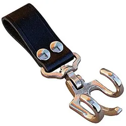 Bold 0245 Traghaken vernickelt/schwarz für Marschtrommeln - Marsch Gurt