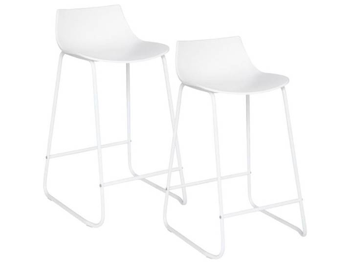 Lot de 2 tabourets bar Design  Otac  Atmosphera - 47x48 5x82 - Blanc